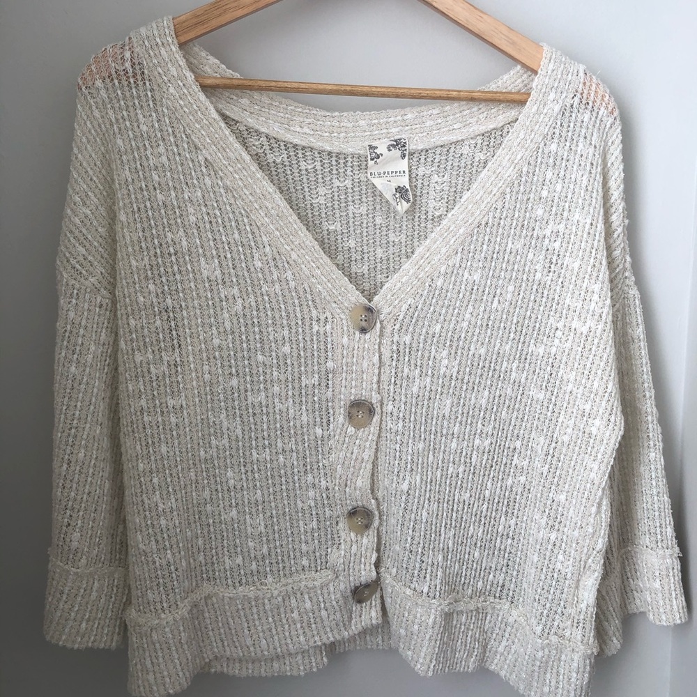 Cream Cardigan